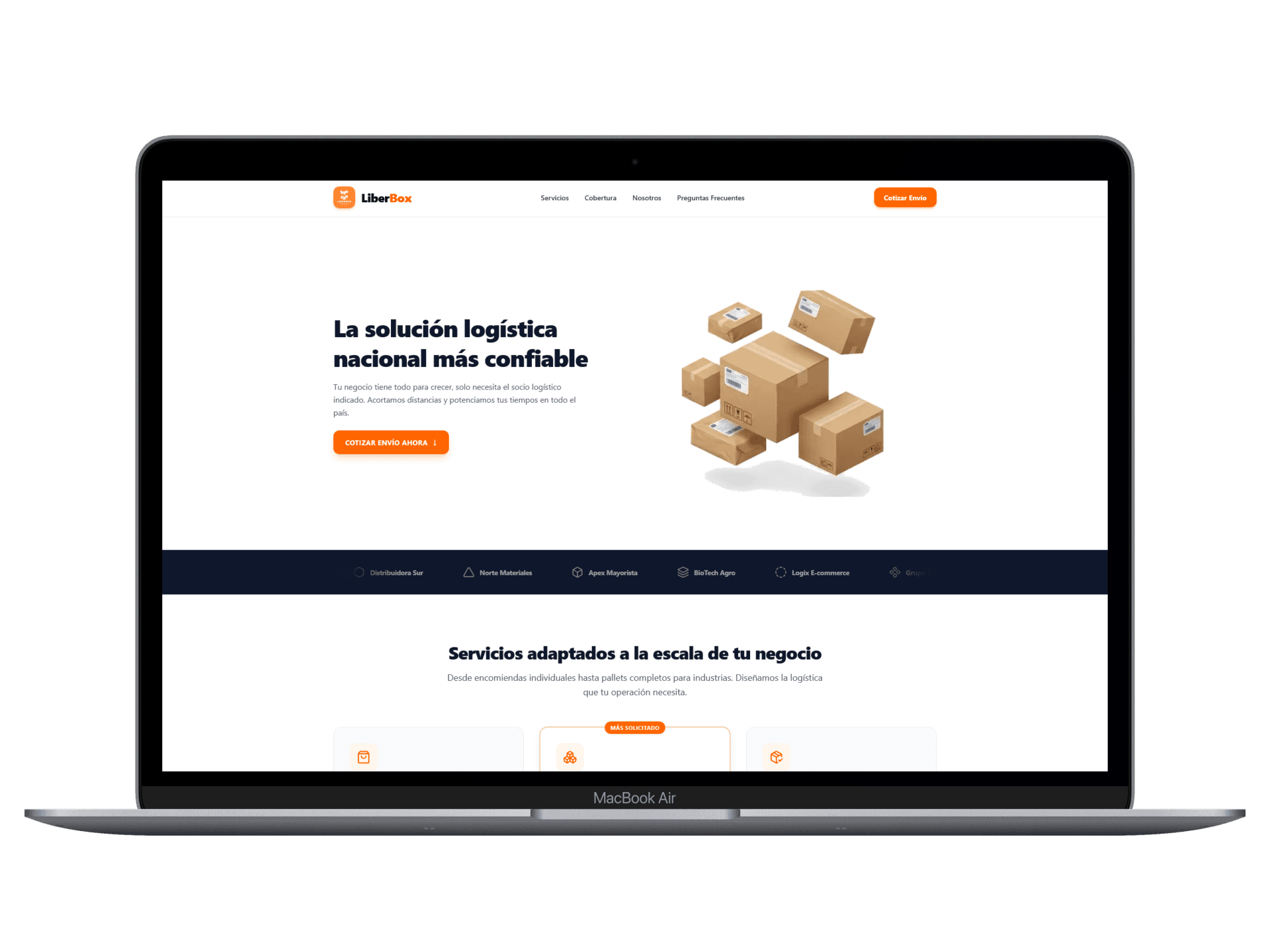 Plataforma web LiberBox desarrollada por Bazerq